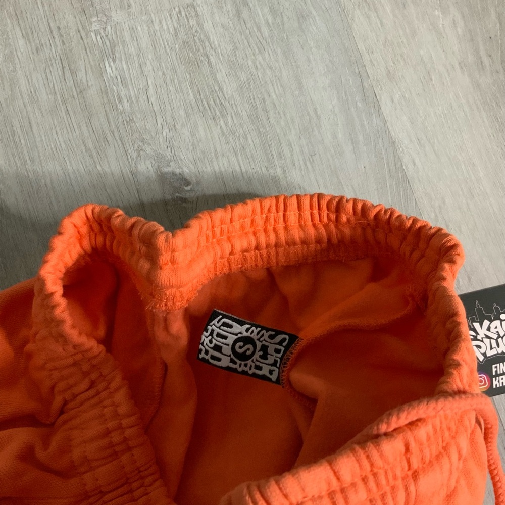 Orange Sp5der Sweatpants - Picture 5 of 6